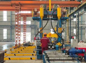 steel columns and beams
